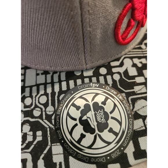BrainFPV Circuit Brim Hat‎ Cap 2018 Drone Drop Edition - Picture 6 of 6